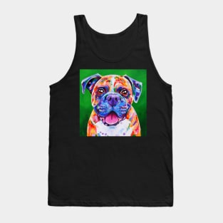 Boxer dog painting Tank Top